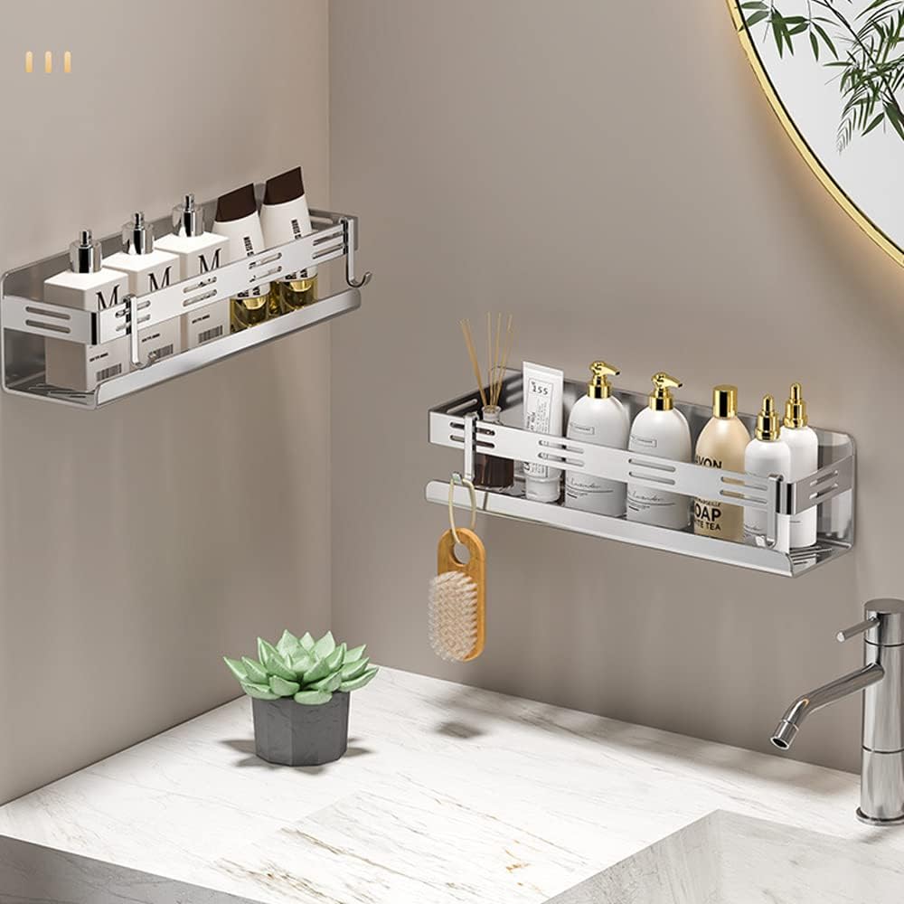 Self Adhesive Stainless Steel Bathroom Shower Caddy