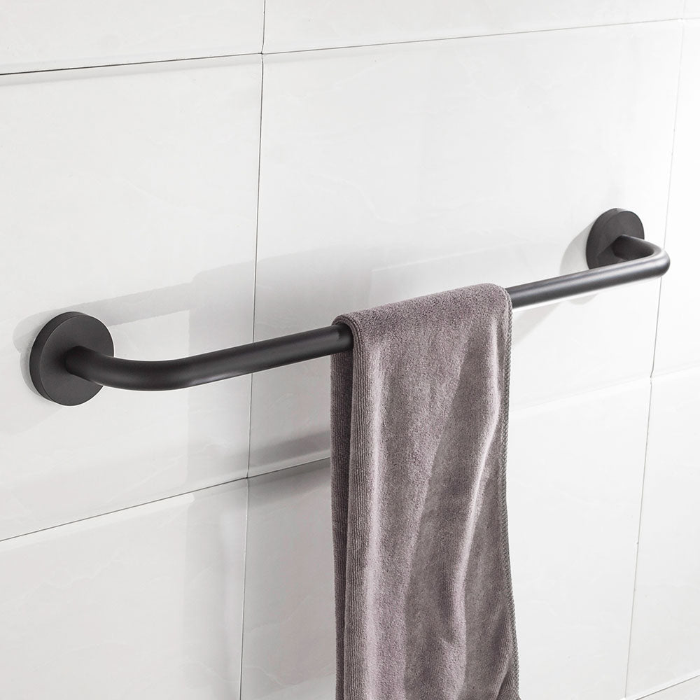 Stainless Steel Bathroom Single Layer Towel Bar | 2 Colors | Towel Rail Storage Rack