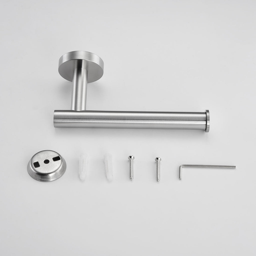 Stainless Steel Round Toilet Paper Holder | 3 Colors | Timeless Design Bathroom Toilet Roll Holder