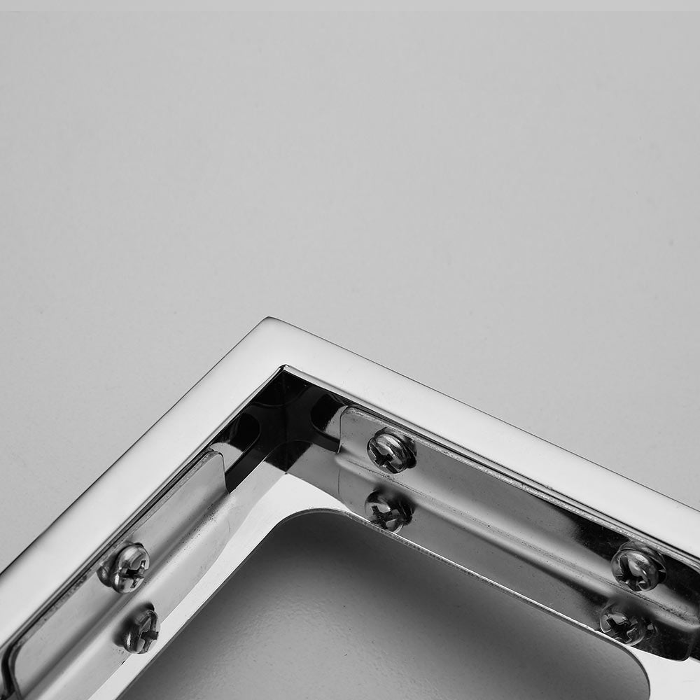 Stainless Steel Toothbrush Cup Holder Chrome Finsh Wall Mounted Bathroom Accessories