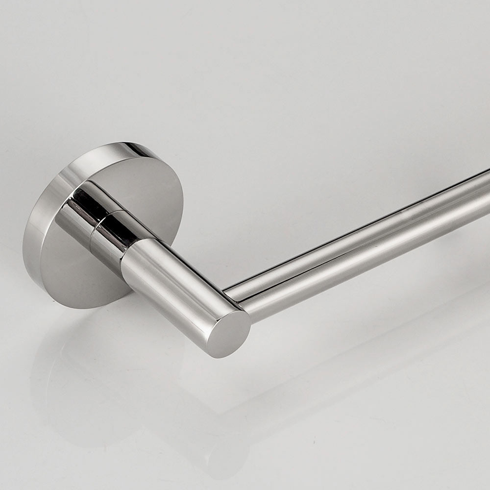 Stainless Steel Bathroom Open Towel Ring Wall Mounted Towel Holder Chrome Finish
