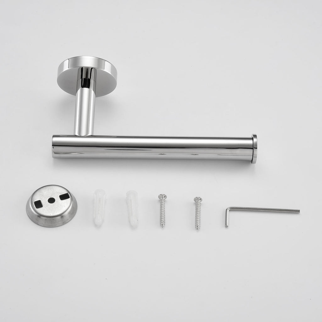 Stainless Steel Round Toilet Paper Holder | 3 Colors | Timeless Design Bathroom Toilet Roll Holder