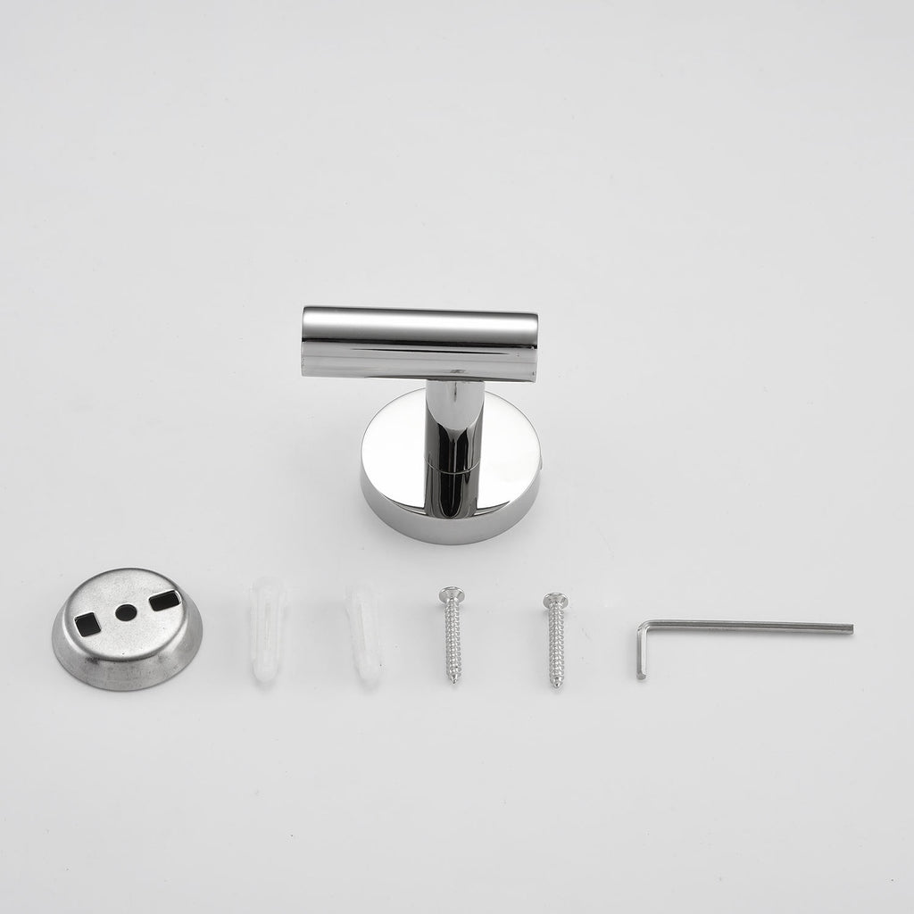 Stainless Steel Round Towel Hook| 3 Colors | Timeless Design Bathroom Robe Hook