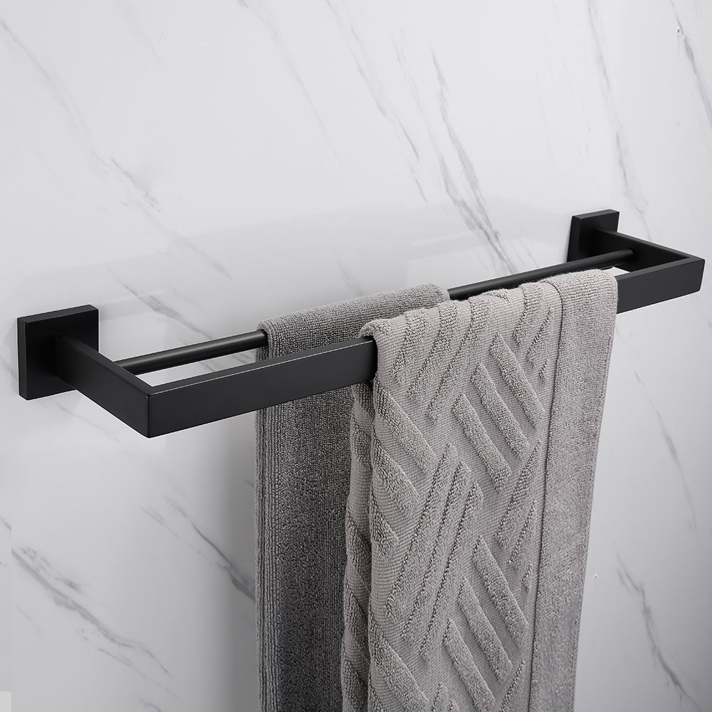 4 in1 Bathroom Accesories Set Towel Bar +Towel Ring +Toilet Paper Holder+Towel Hook ,Wall Mounted