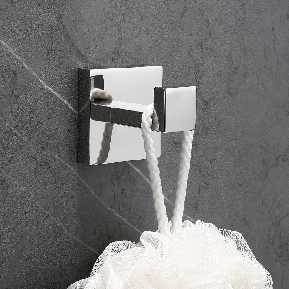 4 in1 Bathroom Accesories Set Towel Bar +Towel Ring +Toilet Paper Holder+Towel Hook ,Wall Mounted