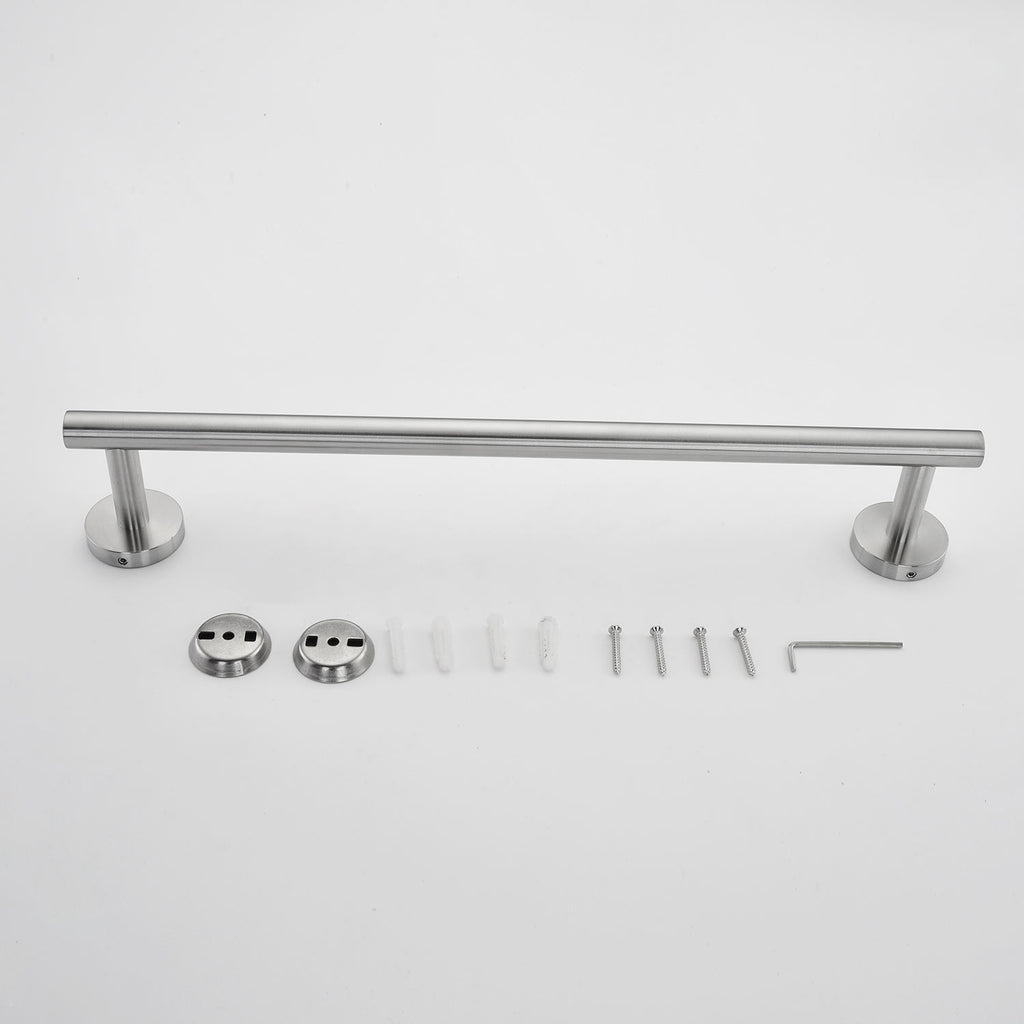 Stainless Steel Round Towel Bar | 3 Colors | Timeless Design Bathroom Towel Rack