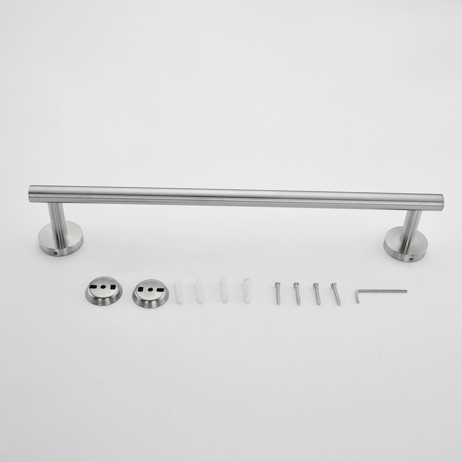 Stainless Steel Round Towel Bar | 3 Colors | Timeless Design Bathroom Towel Rack