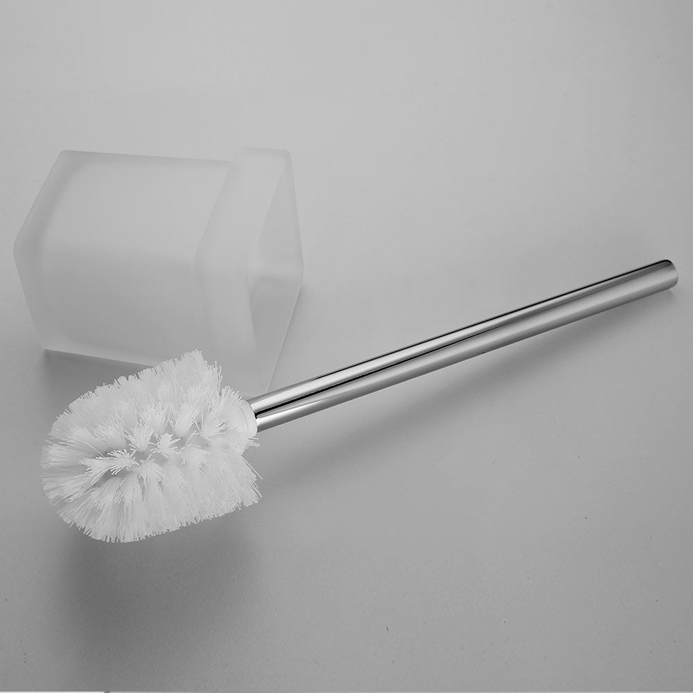 Stainless Steel Toilet Brush Holder | 2 Colors | Easy Install Bathroom Accessory