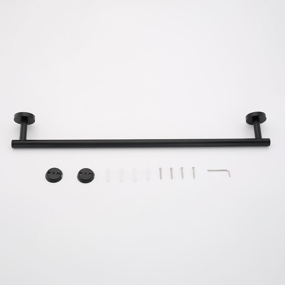 Stainless Steel Round Towel Bar | 3 Colors | Timeless Design Bathroom Towel Rack