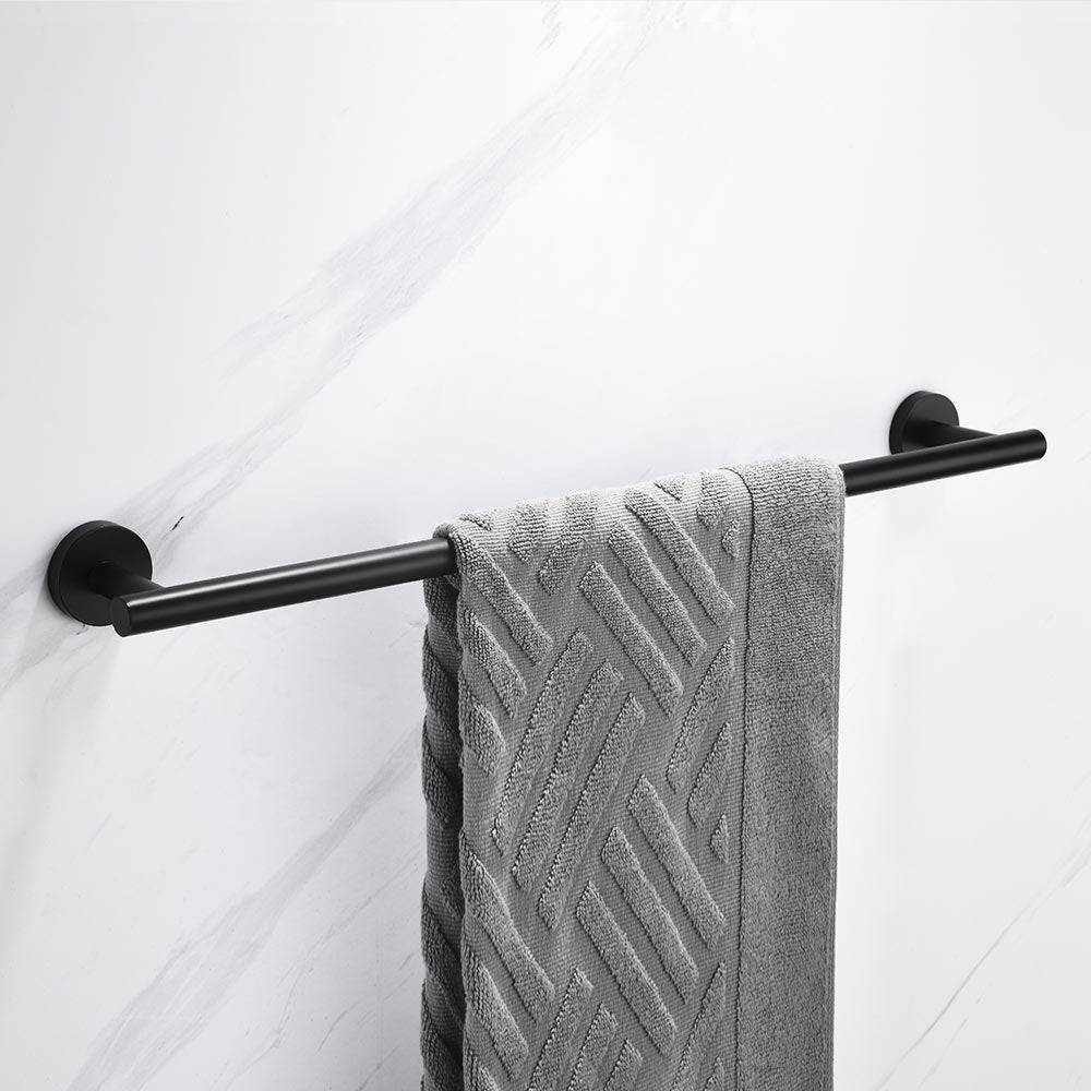 Stainless Steel Round Towel Bar | 3 Colors | Timeless Design Bathroom Towel Rack