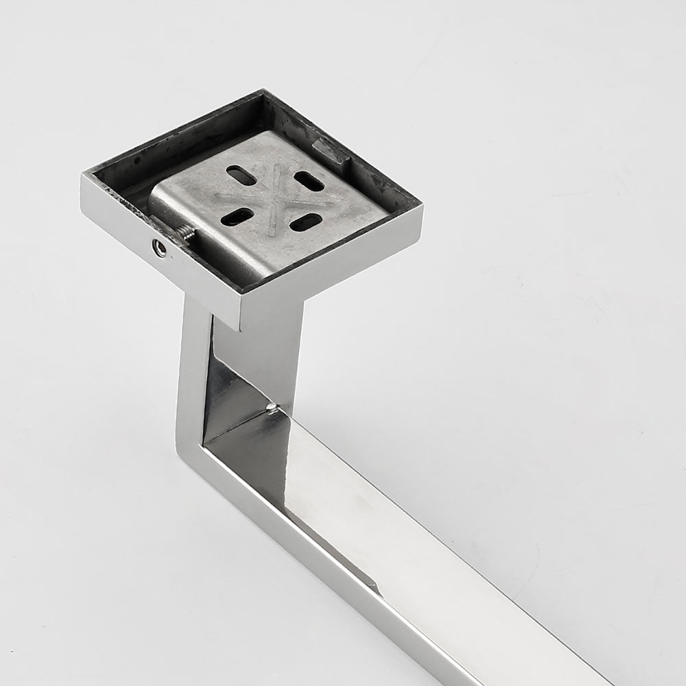 Sleek Stainless Steel Toilet Roll Holder | Modern Square Design | Customizable Colors & Sizes for Bathroom & Kitchen