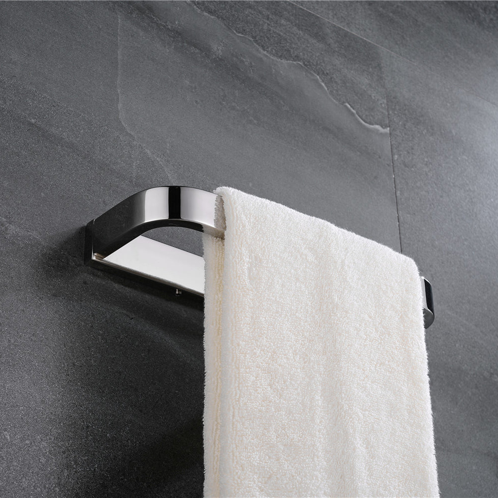 SUS304 Stainless Steel Bathroom Towel Ring Holder Chrome finish Towel Rail Wall Mounted