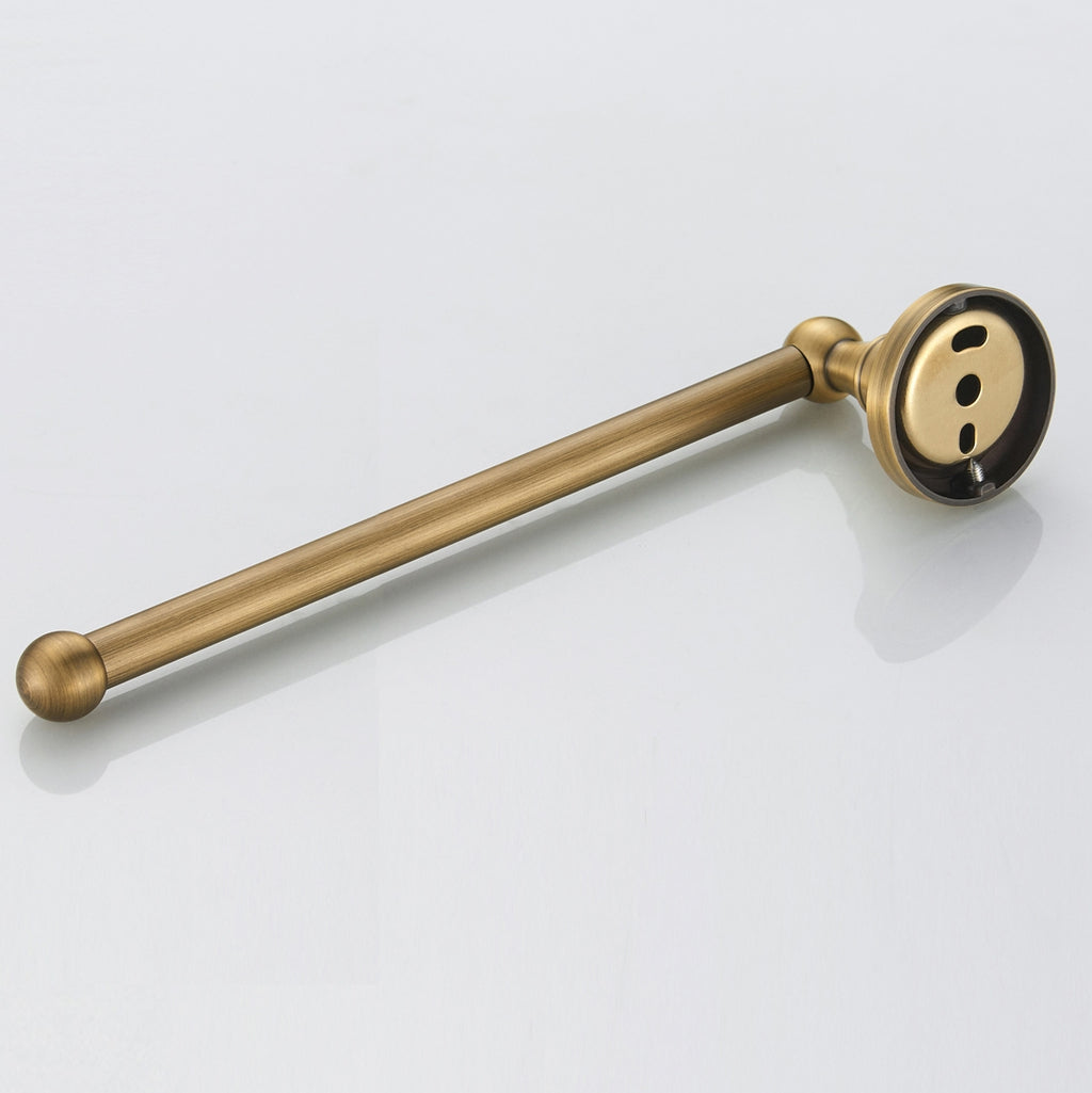 Solid Brass Open Towel Bar 29cm | Minimalist Wall-Mounted Bathroom Towel Holder (4 Finishes)