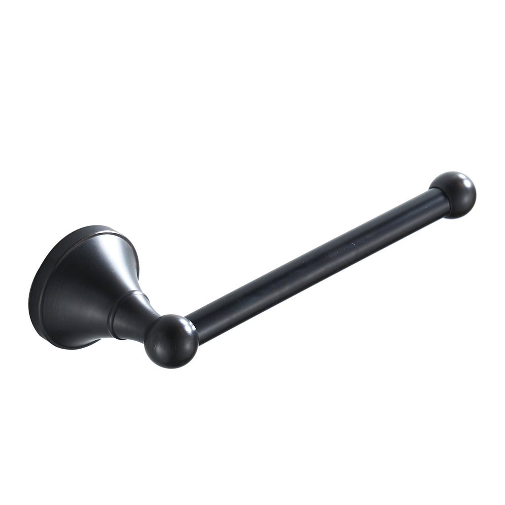 Solid Brass Toilet Paper Holder 20cm | Minimalist Wall-Mounted Bathroom Tissue Holder (4 Finishes)