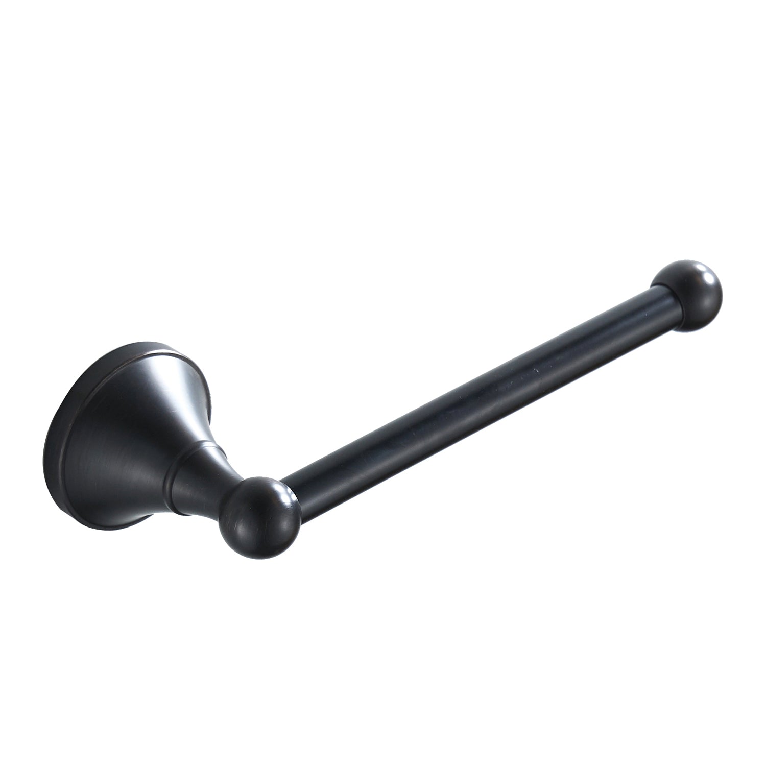 Solid Brass Toilet Paper Holder 20cm | Minimalist Wall-Mounted Bathroom Tissue Holder (4 Finishes)