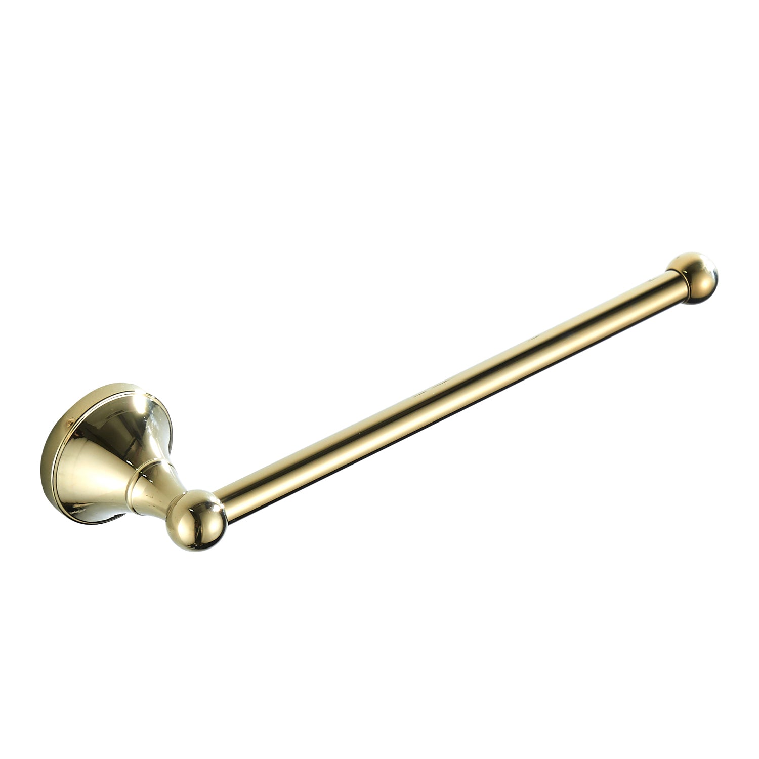 Solid Brass Open Towel Bar 29cm | Minimalist Wall-Mounted Bathroom Towel Holder (4 Finishes)