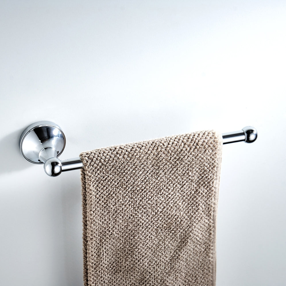Solid Brass Open Towel Bar 29cm | Minimalist Wall-Mounted Bathroom Towel Holder (4 Finishes)