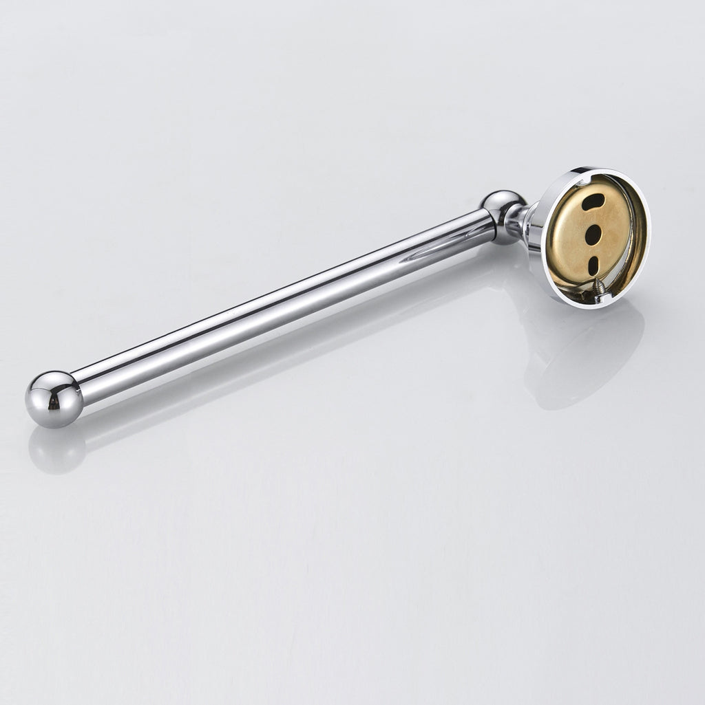 Solid Brass Open Towel Bar 29cm | Minimalist Wall-Mounted Bathroom Towel Holder (4 Finishes)