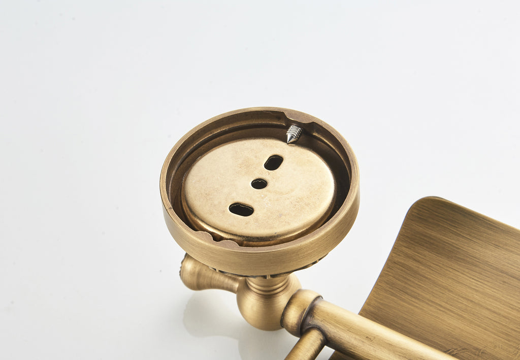 Dust-Proof Solid Brass Toilet Paper Roll Holder | Waterproof & Dustproof Cover