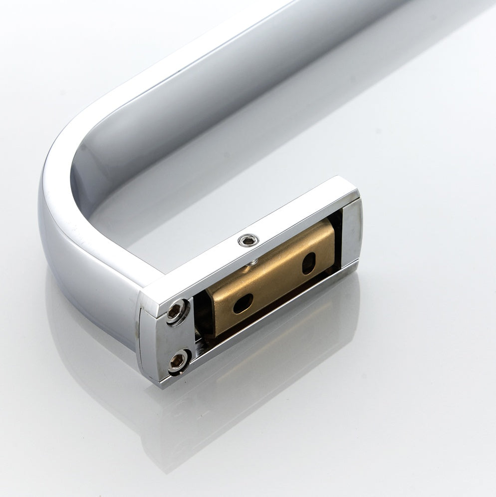 Rust-Proof 57cm Solid Brass Single Layer Towel Rack | Wall-Mounted Bathroom Hardware