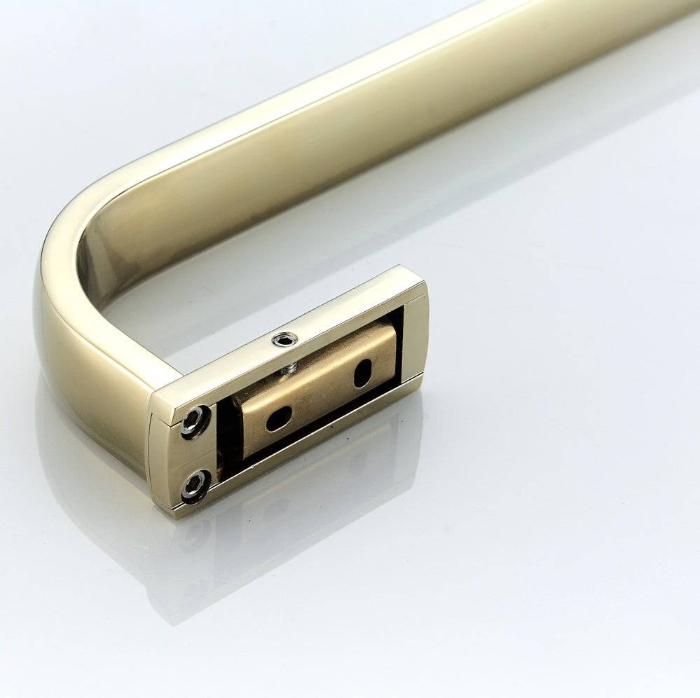 Rust-Proof 57cm Solid Brass Single Layer Towel Rack | Wall-Mounted Bathroom Hardware