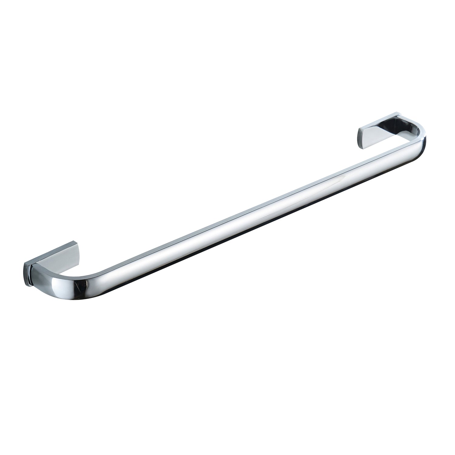 Rust-Proof 57cm Solid Brass Single Layer Towel Rack | Wall-Mounted Bathroom Hardware