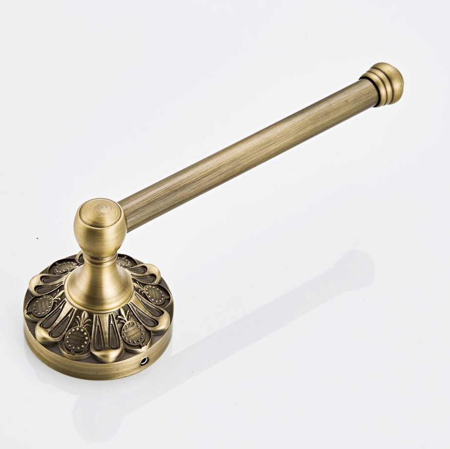 Brass Toilet Paper Holder Wall Mount Toilet Roll Holder with 2 Color /Brush Bronze and Oil Matte Black