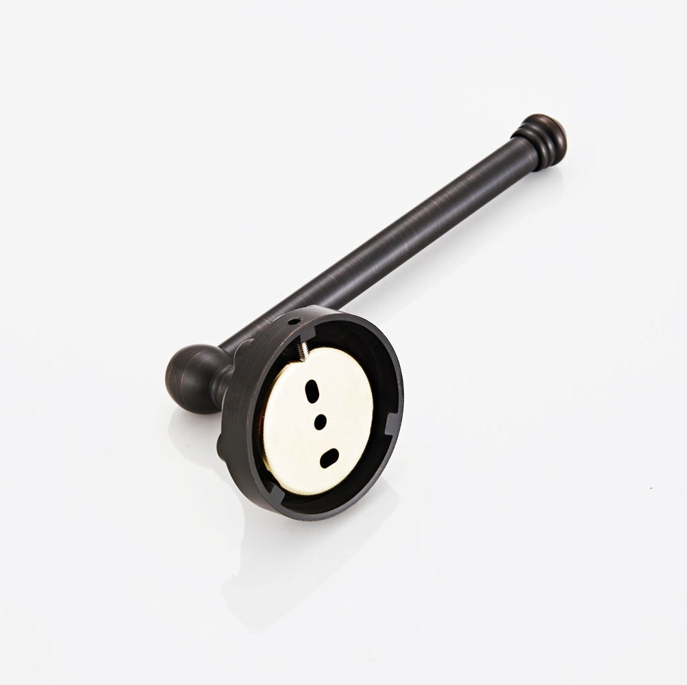 Brass Toilet Paper Holder Wall Mount Toilet Roll Holder with 2 Color /Brush Bronze and Oil Matte Black