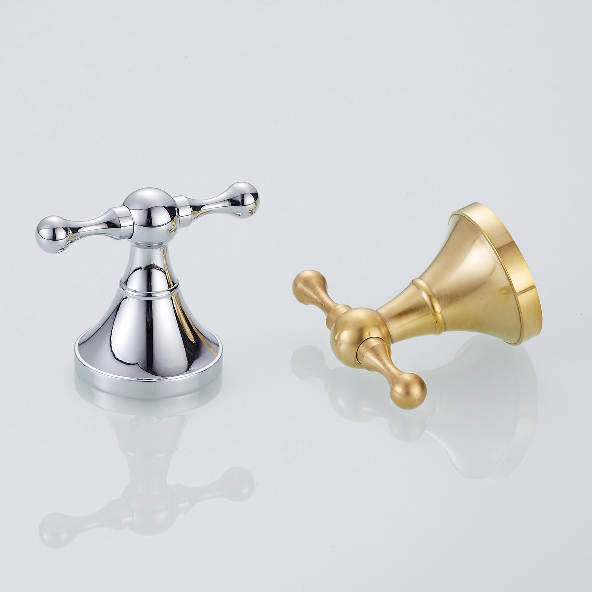 Rust-Proof Solid Brass Double Towel Hook | Wall-Mounted Bathroom Organizer