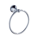 Rust-Proof Solid Brass Towel Ring | 18cm Compact Bathroom Towel Holder