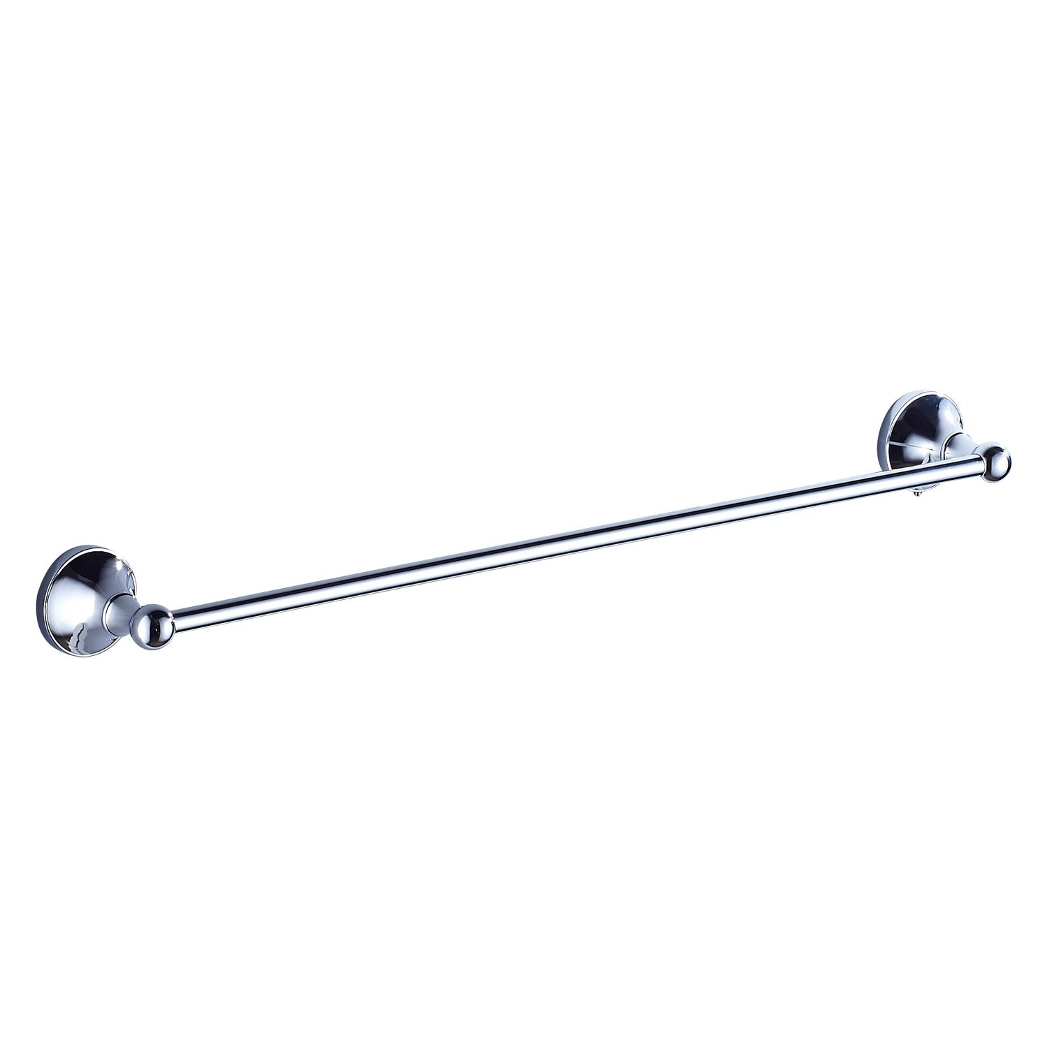 Solid Brass Towel Bar 60cm | Minimalist Wall-Mounted Bathroom Towel Rack