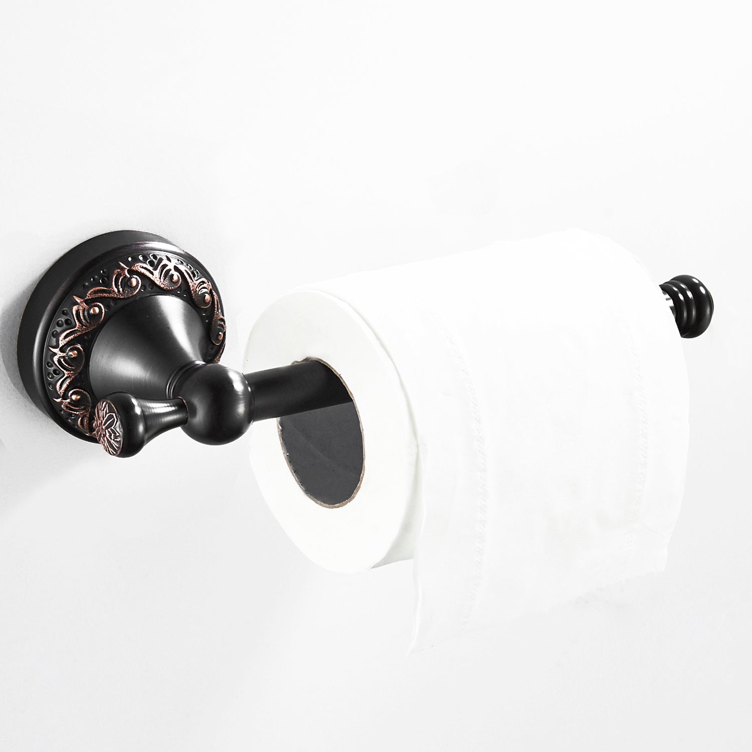 Rust-Proof Solid Brass Toilet Paper Holder | 21cm Easy-Change Bathroom Tissue Rack