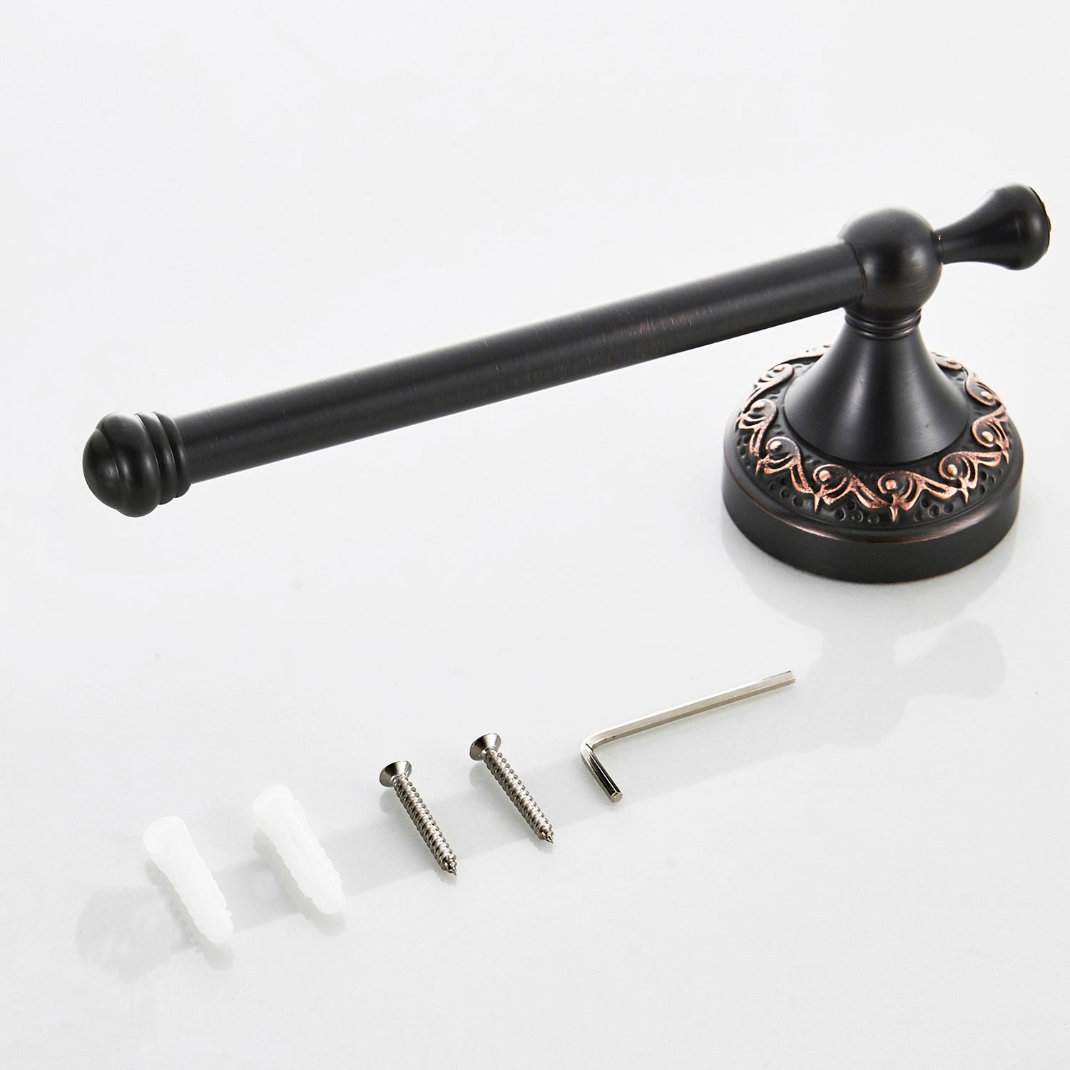 Rust-Proof Solid Brass Toilet Paper Holder | 21cm Easy-Change Bathroom Tissue Rack