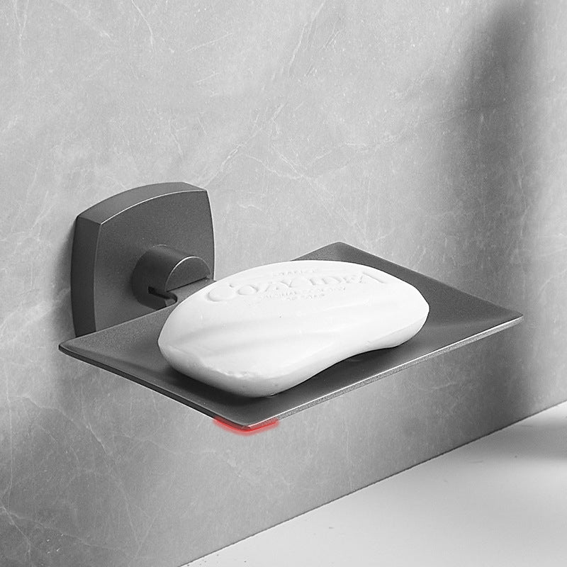 SUS304 Stainless Steel Soap Dish - Self-Draining Wall Mounted Soap Holder