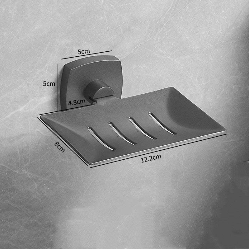 SUS304 Stainless Steel Soap Dish - Self-Draining Wall Mounted Soap Holder