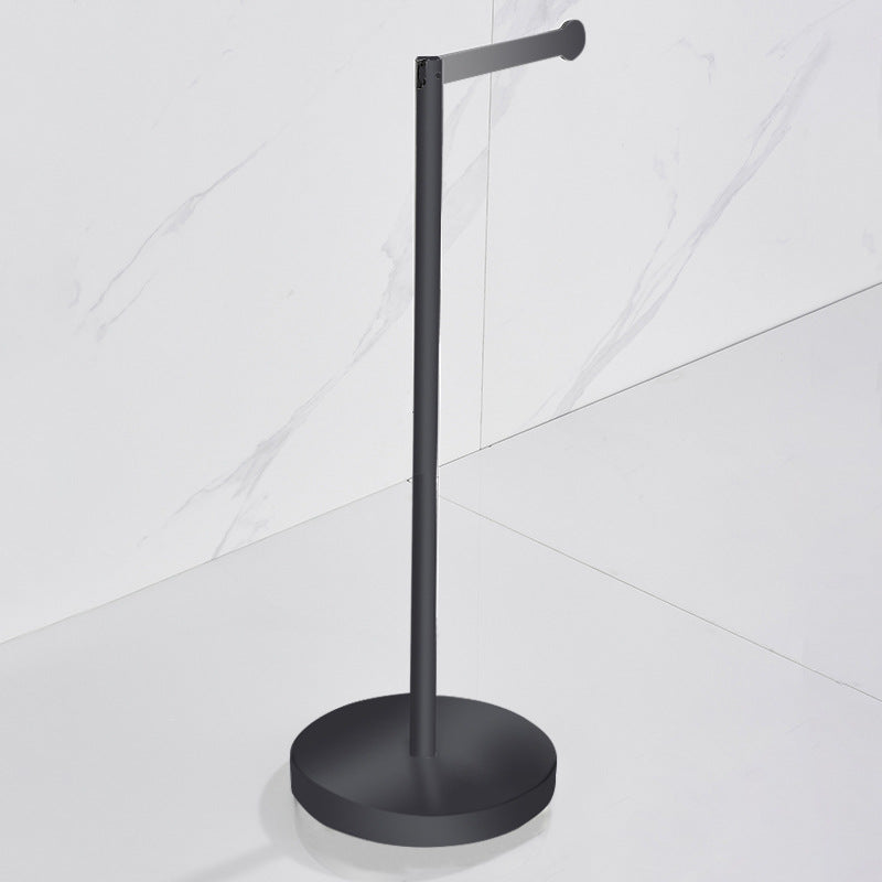 Freestanding Stainless Steel Toilet Paper Holder | 5-Roll Storage Stand with Weighted Base