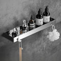 Rustproof 304 Stainless Steel Shower Caddy | 15KG No-Drill Wall Shelf | 30-60cm Multi-Size