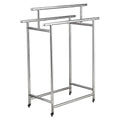 Adjustable SUS304 Stainless Steel Clothes Drying Rack - Heavy-Duty Rolling Laundry Rack