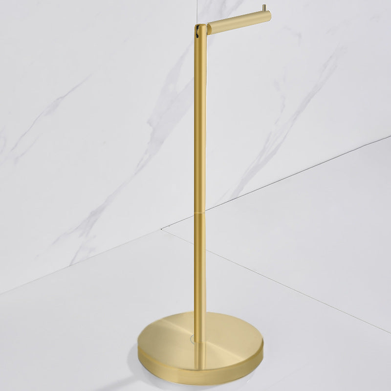 Stainless Steel Freestanding Toilet Paper Holder | 5-Roll Storage | Stable Chrome Bathroom Stand