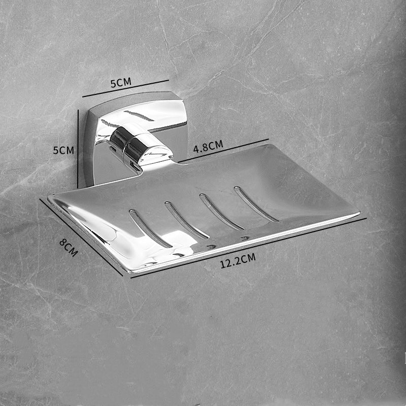 SUS304 Stainless Steel Soap Dish - Self-Draining Wall Mounted Soap Holder