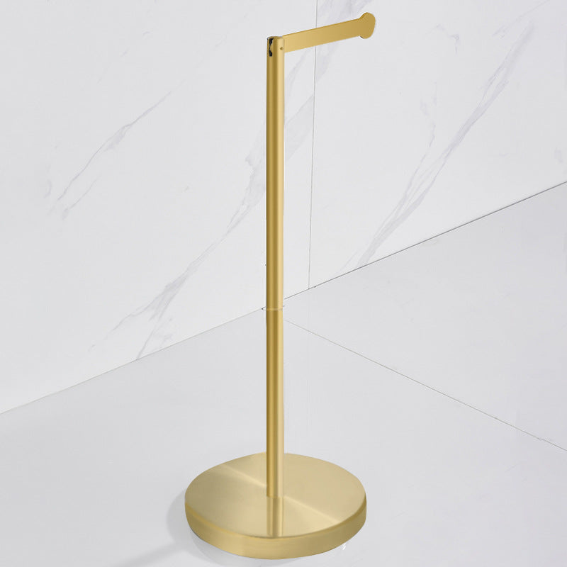 Freestanding Stainless Steel Toilet Paper Holder | 5-Roll Storage Stand with Weighted Base
